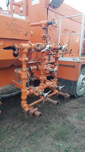 Used 2002 WELCAN 4 Axle Carrier Style Oilfield Pump / Kill Truck