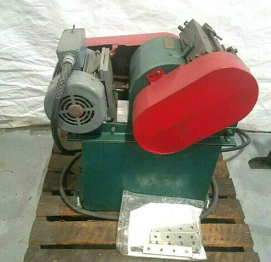 Used Heavy Duty Metal Stock 5" Chopper 1 HP with New Blades 220V 3 Phase