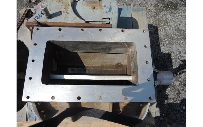 D'occasion USED ROTARY AIR LOCK VALVE, SIZE: 8" X 16", STAINLESS STEEL