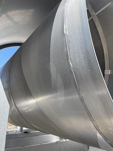 Used Stainless Steel Rotary Wastewater Screen