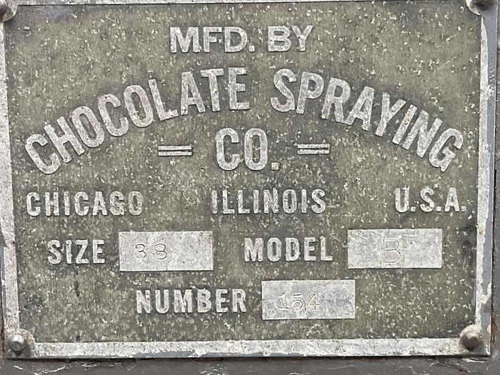 Used Chocolate Spraying Co. Stainless Steel Coating Pan