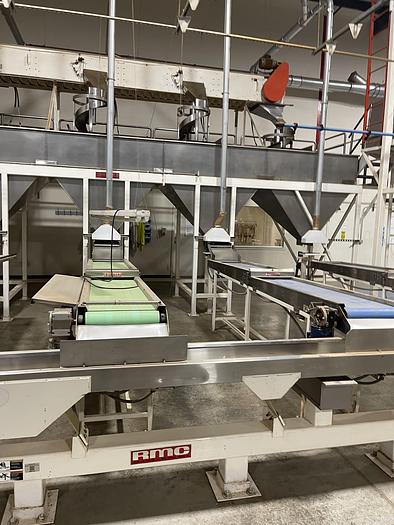 Used Hand Pack Sorting Line For Boxes/Totes