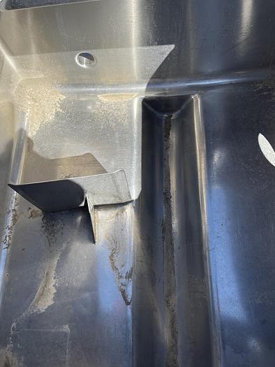 Used 150 Gallon Stainless Steel Square Balance Tank