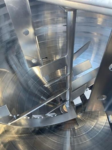 Used Groen 300 Gallon Type 316 Stainless Steel Jacketed Steam Mix Kettle with Scrape Surface Agitation