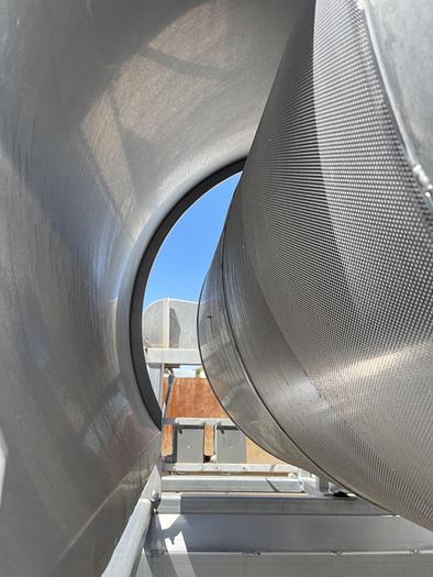 Used Stainless Steel Rotary Wastewater Screen