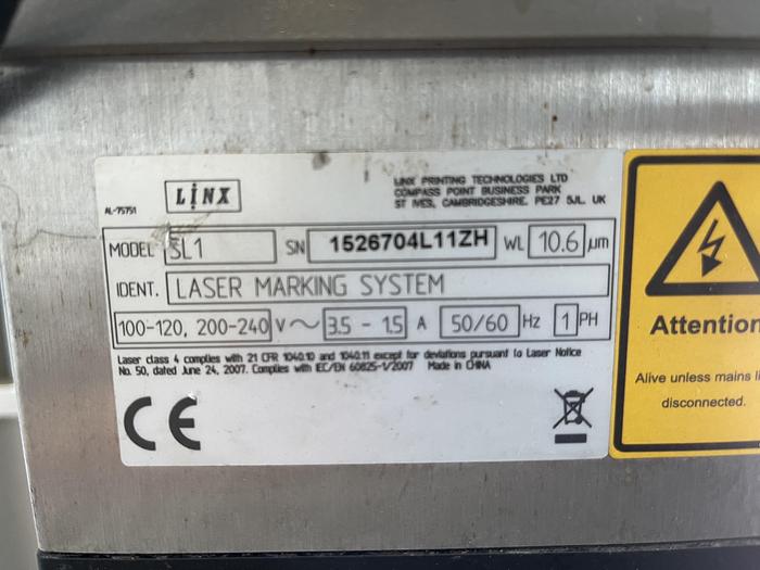 Used Linx SL1 Laser Coder