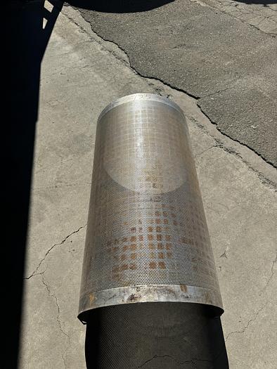 Used FMC 100 Pulper -Finisher Screen