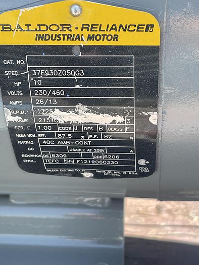 Used Goulds 3'' x 2 1/2'' Centrifugal Pump