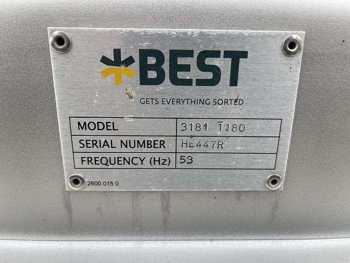 Used Best Tomra Stainless Steel Vibratory Shaker Pan