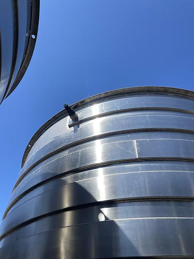 Used 2,626 Gallon Stainless Steel Jacketed White Wine Tanks