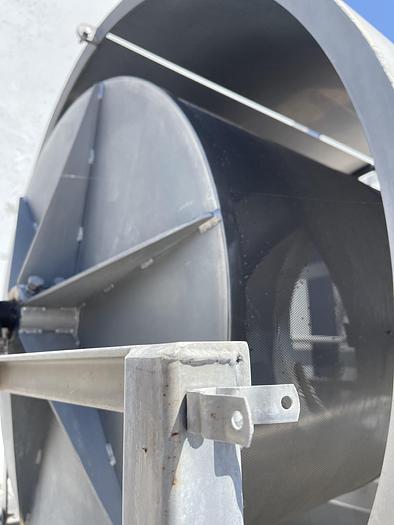 Used Stainless Steel Rotary Wastewater Screen