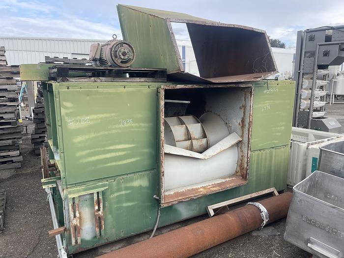 Used Trane Gas Fired Burner Cabinet For Dryer