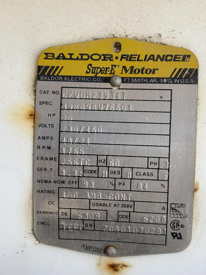 Used 2009 Bepex -Rietz S-Press Model RSP-16-K2