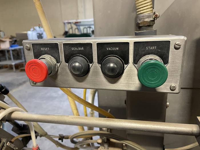 Used RMF Stainless Steel Snorkel Vac Bag Sealer Model 453