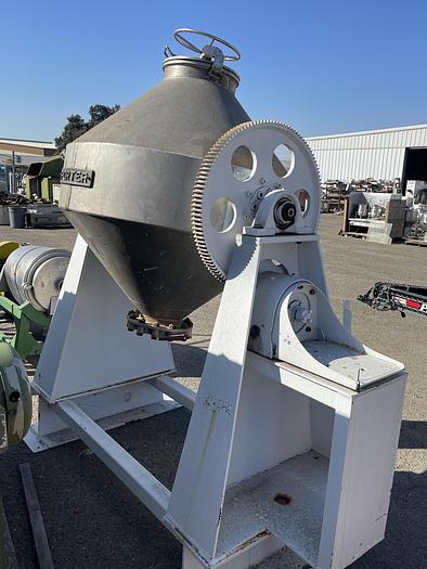 Used Stainless Steel Double Cone Granular Tumbler /Mixer