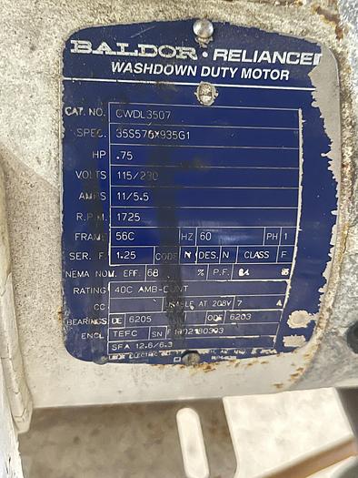 Used 18" Wide x 12' Long Plastic Belt Conveyor