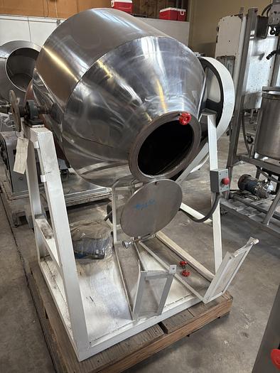 Used Stainless Steel Double Cone Mixer #2250