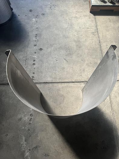 Used FMC 100 Pulper -Finisher Screen Size .070