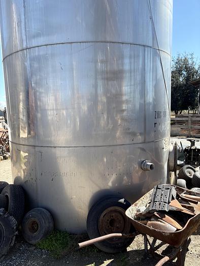 Used 10,000 Gallon Stainless Steel Storage Silo