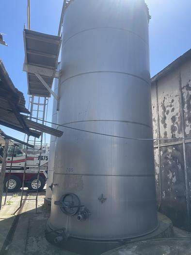 Used 9,700 gallon Stainless Steel Storage Tanks (Two identical)