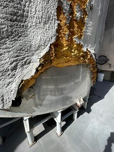 Used 25,000 Gallon Vertical Stainless Steel Jacketed Tank