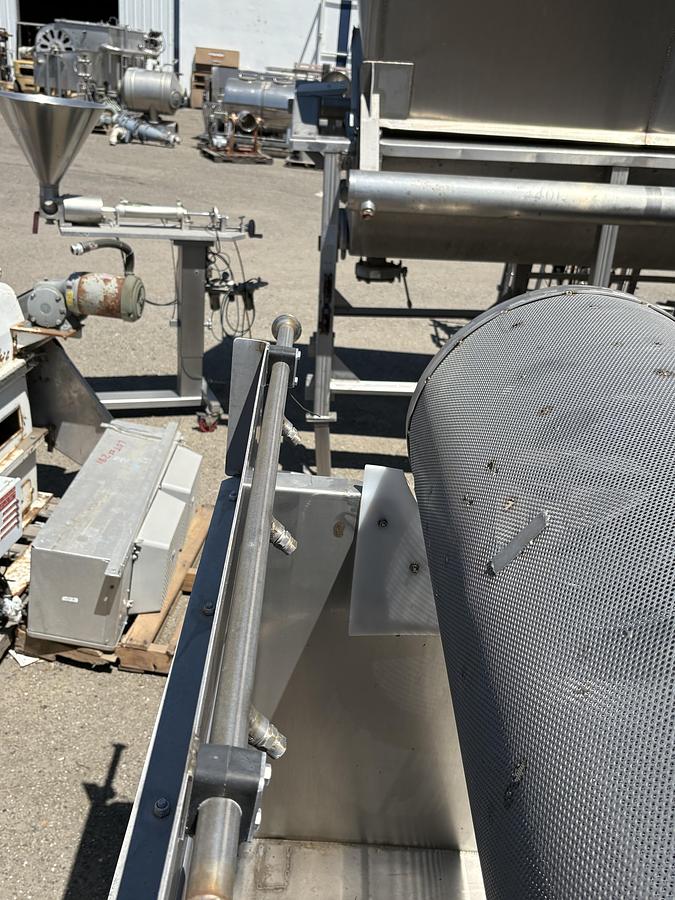Used Rotary Reclaim Wastewater Reel & Tank