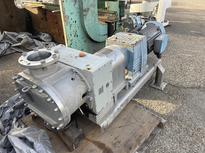 Used Fristam Model FKL 600 7" x 7" High Pressure Positive Displacement Pump