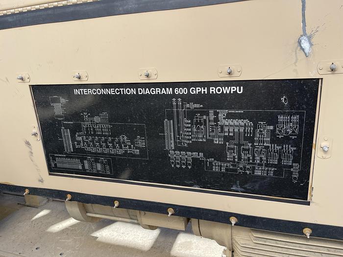 Used Emergency Water U.S. Army 600  GPH ROWPU  System