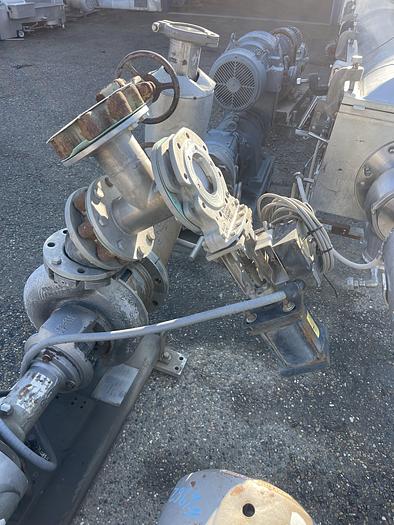 Used Vaughan Chopper Pump 4"x 8" Flanged Inlet Outlet