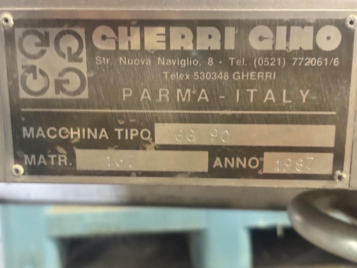 Used 1987 Gherri Gino Lug Cap Capper Model GG-90