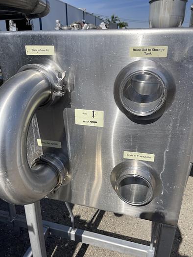 Used Stainless Steel Brine Filtration Unit Model RDS-36-120-008