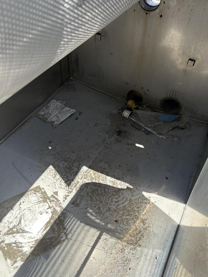 Used Rotary Reclaim Wastewater Reel & Tank