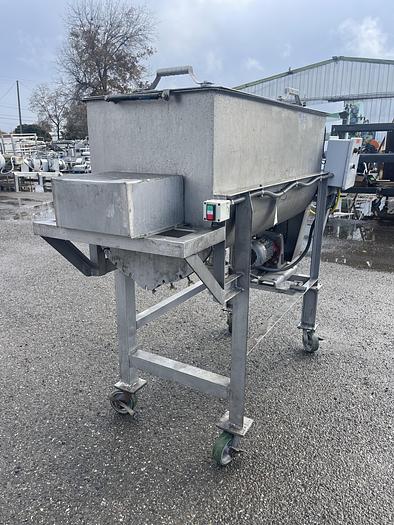 Used Stainless Steel Paddle Mixer 60"Long x 24" Wide x 28" Deep