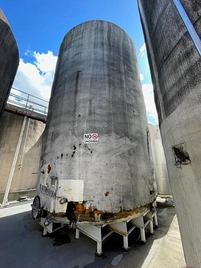 Used 25,000 Gallon Vertical Stainless Steel Jacketed Tank