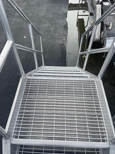 Used Stainless Steel Work Platform Stairs