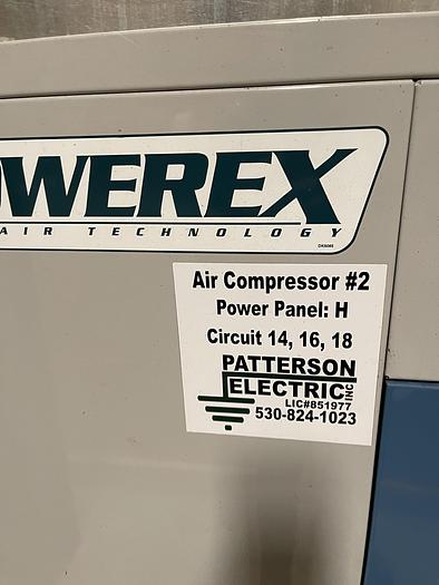Used Powerex 40 Hp. Air Compressor