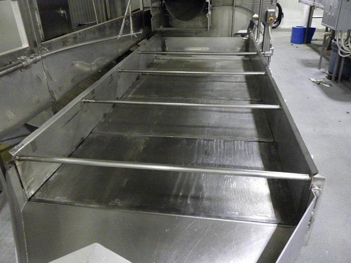 Used 11' Long x 48" Wide Stainless Steel Dewatering Vibratory Shaker