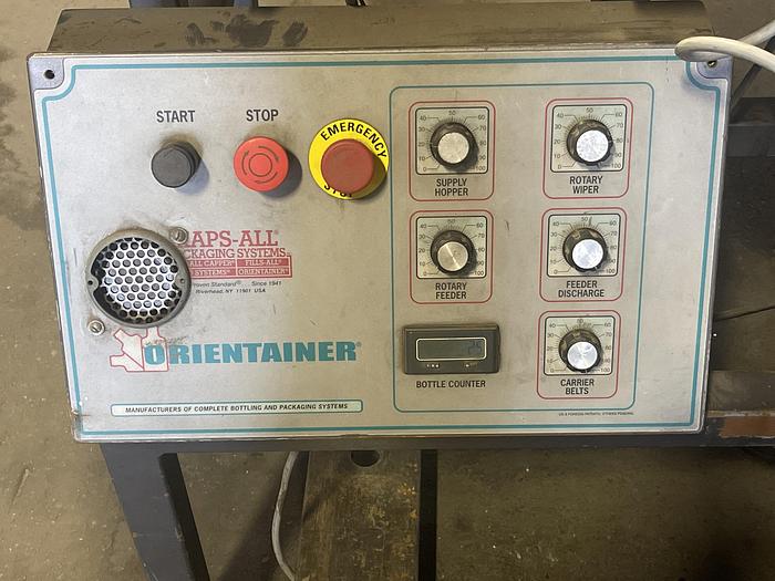 Used Kaps-All Model AU60 Stainless Steel Bottle Orientor