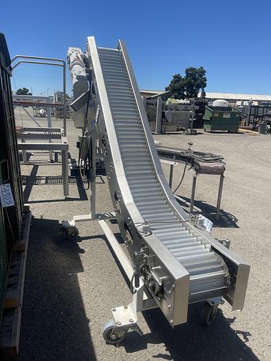 Used FEC Stainless Steel Incline Conveyor