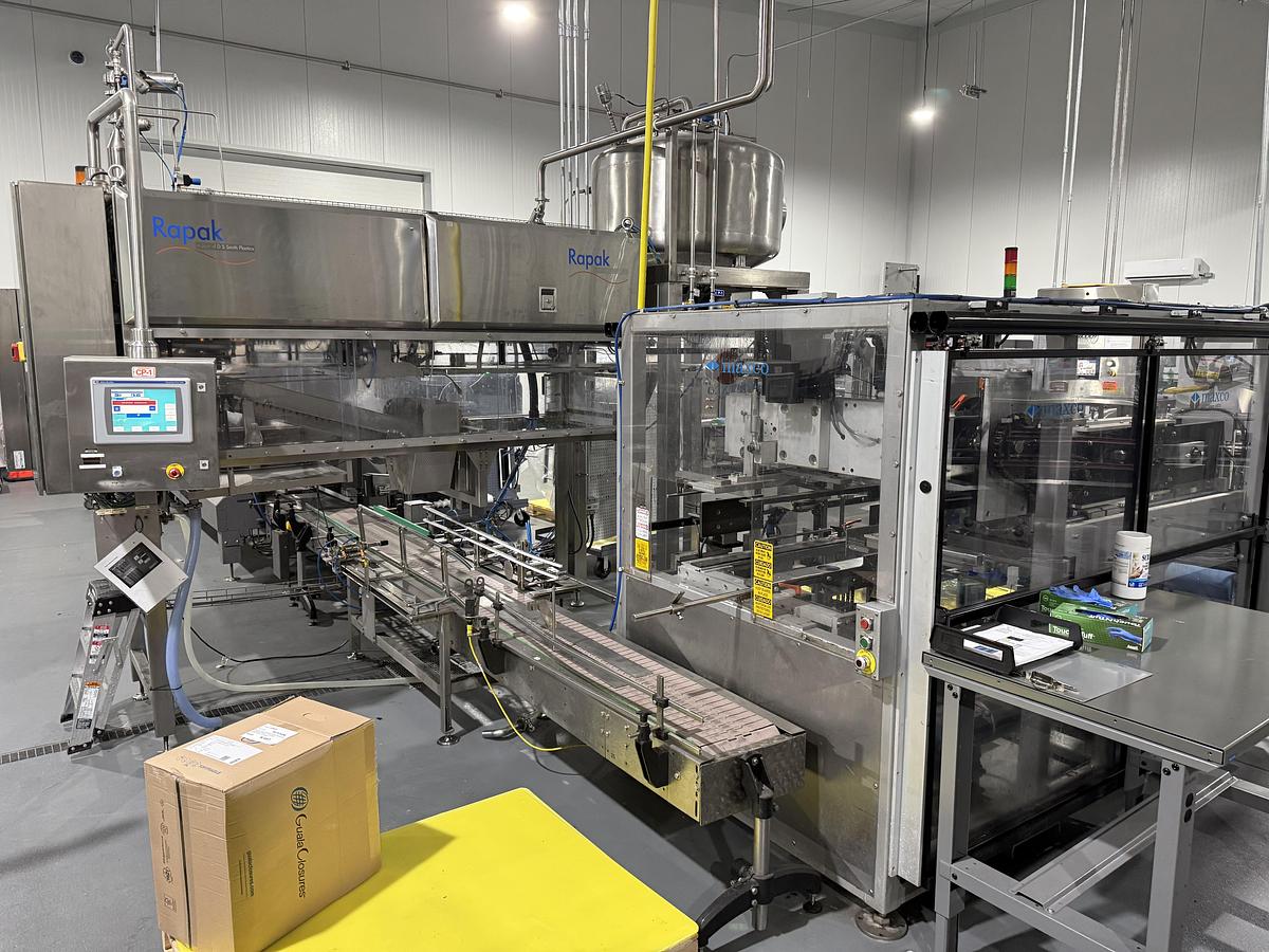 Used Bag In A Box Filling Line