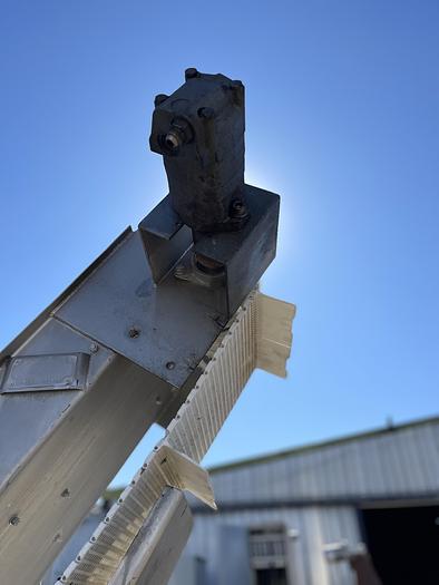 Used Stainless Steel Incline Conveyor 13" Wide x 12' Long
