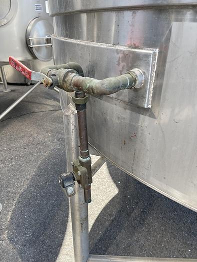 Used 2,626 Gallon Stainless Steel Jacketed White Wine Tanks