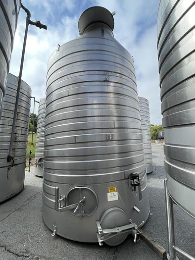 Used 5,483 Gallon Stainless Steel Jacketed White Wine Tanks