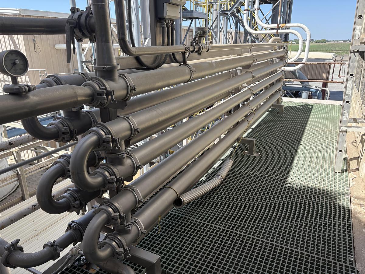 Used Advanced Process Solutions Heat Exchanger APS Tube In Tube