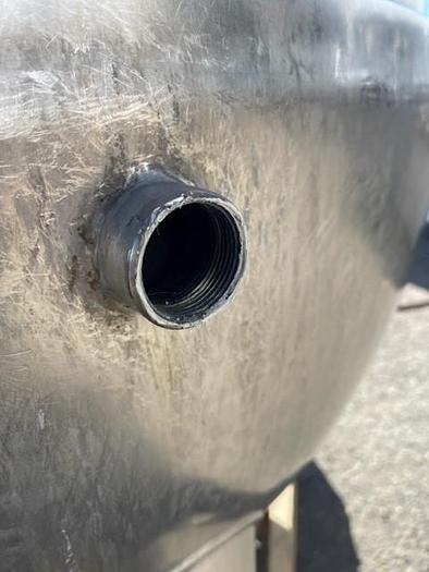 Used Groen 300 Gallon Type 316 Stainless Steel Jacketed Steam Mix Kettle with Scrape Surface Agitation