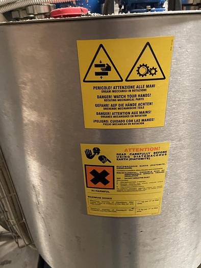 Used Della Toffola Pressure Leaf Filter