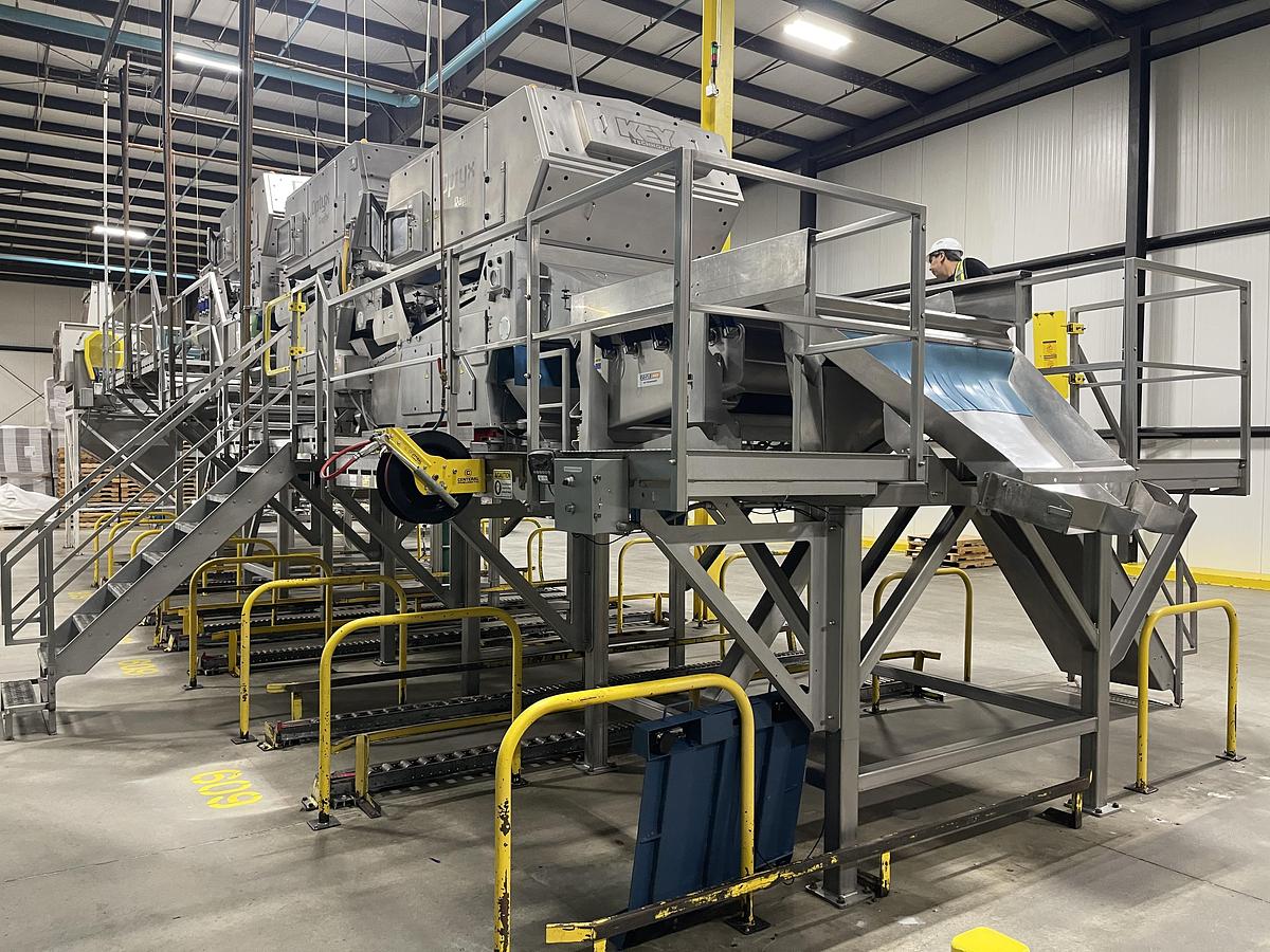 Used Walnut Sorting Line By KEY Optyx