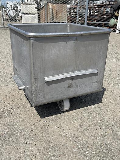 Used Stainless Steel Dump Buggy - Cart
