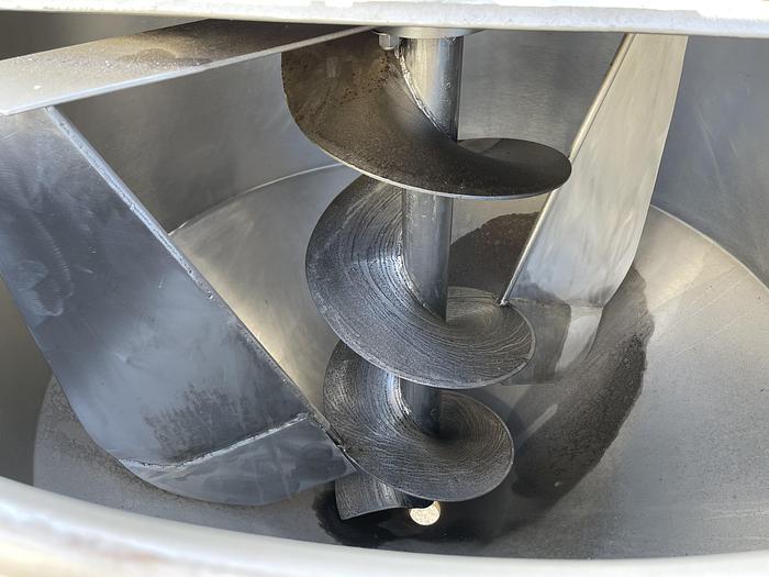 Used 150 Gallon Vertical Stainless Steel Agitated Tank