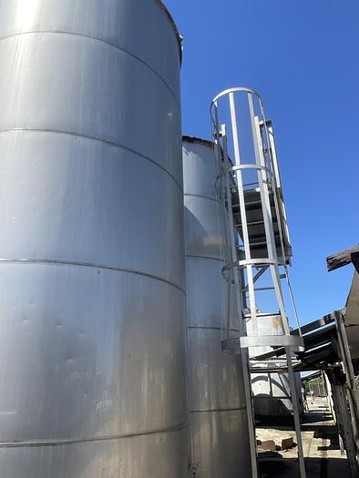 Used 9,700 gallon Stainless Steel Storage Tanks (Two identical)